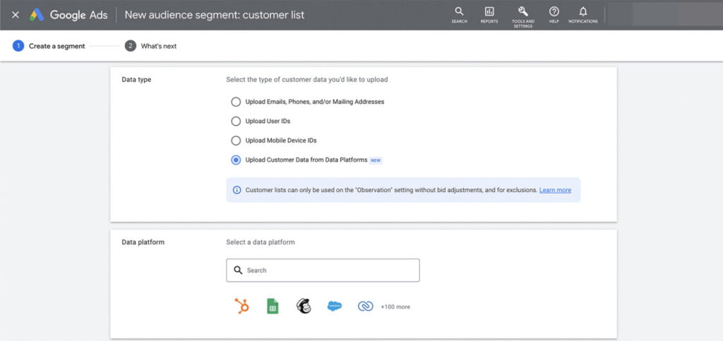 Configure Customer Match in YouTube Advertising